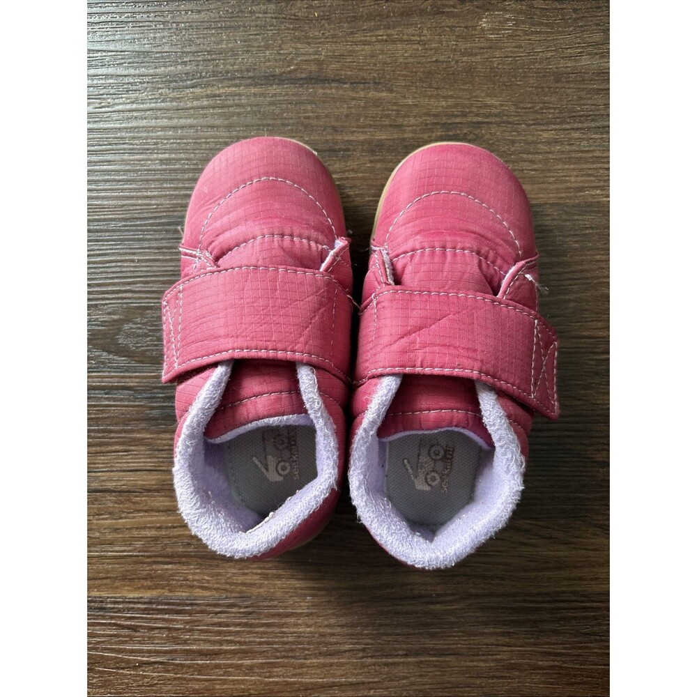 See Kai Run Aspen Camping Slipper Pink Vegan Y2K Outdoor Hipster sz10